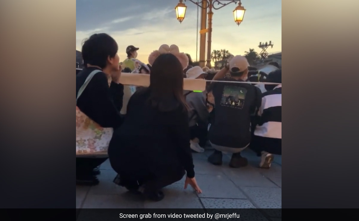 Video: Disneyland Tourists Take Shelter After 6.2-Magnitude Earthquake In Tokyo