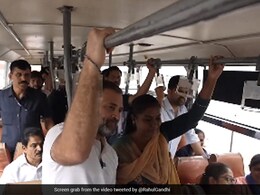 VIDEO: कर्नाटक विधानसभा चुनाव प्रचार के आखिरी दिन राहुल गांधी ने की बेंगलुरु में बस की सवारी