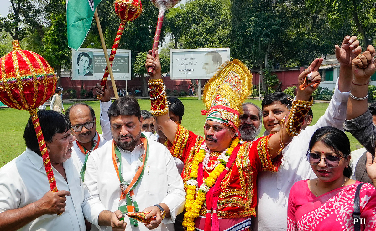 "Bajrangbali" Chants At Congress Office As Party Taunts BJP In Karnataka
