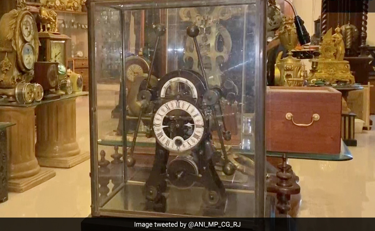 78-Year-Old Indore Man Keeps Up With The Times With Rare Clock Collection
