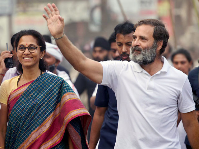 Rahul Gandhi Dials Supriya Sule After Sharad Pawar's Sudden Resignation