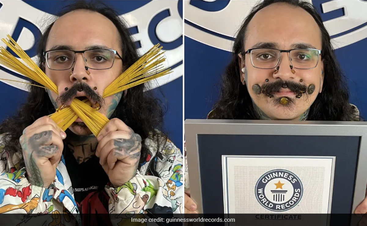 British Man Breaks Guinness Record For Most Flesh Tunnels On Face