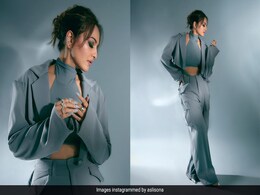 Sonakshi Sinha Is "Ready To Roar" Through The Weekend In A Grey Cargo Pantsuit With Plenty Of Cutouts Sonakshi Sinha Is "Ready To Roar" Through The Weekend In A Grey Cargo Pantsuit With Plenty Of Cutouts