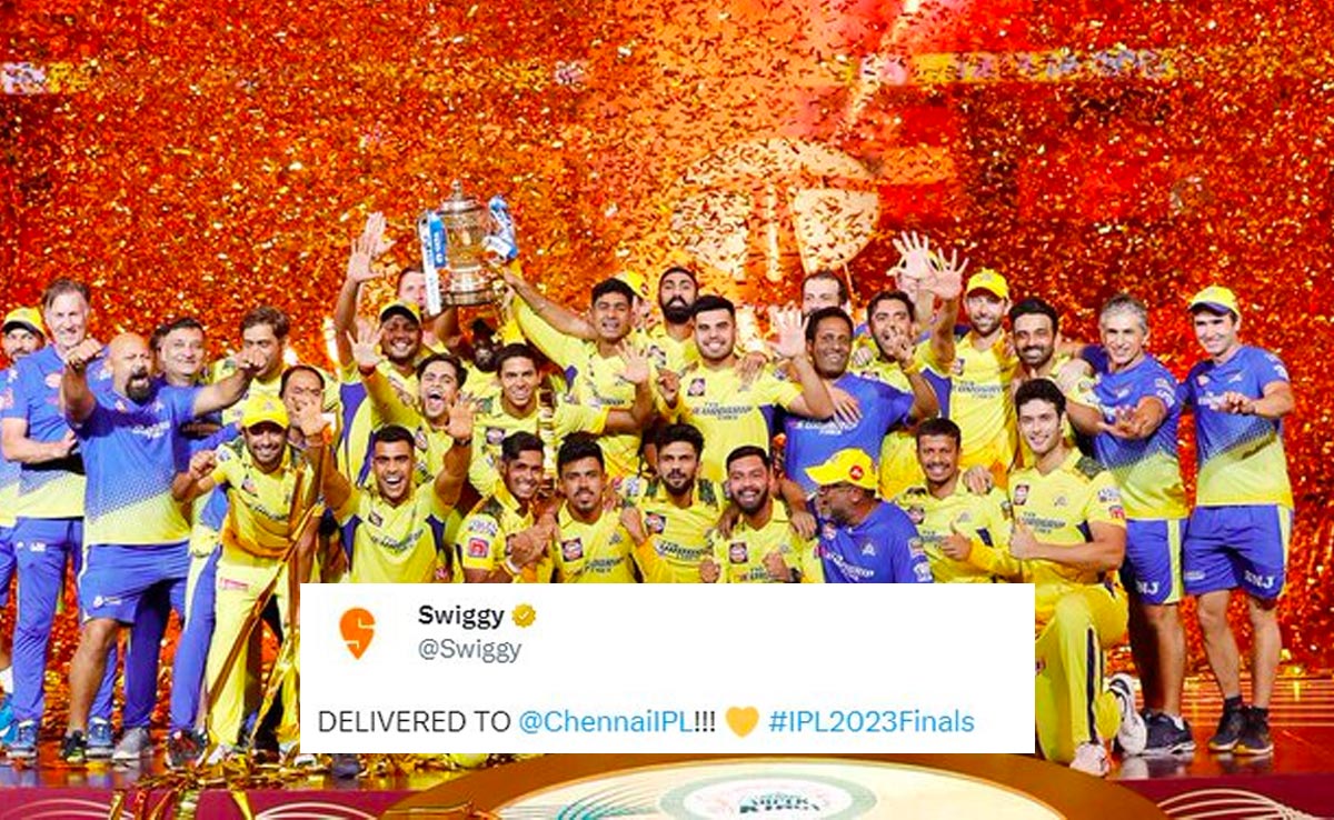 IPL 2023 Final: Chennai Super Kings' Win Gets Reactions From Zomato, Swiggy And More