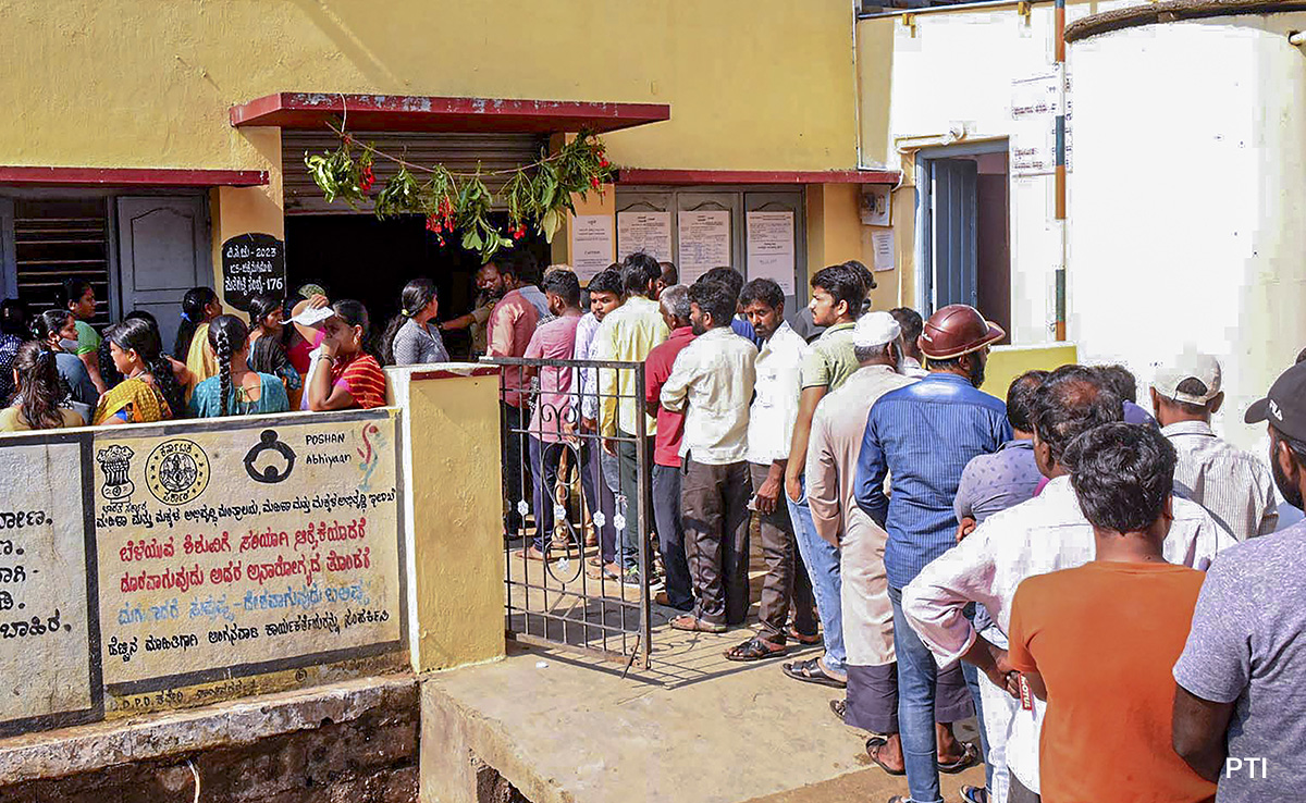 2023 Karnataka Assembly Election Sees Overall Voter Turnout Of 72.67%
