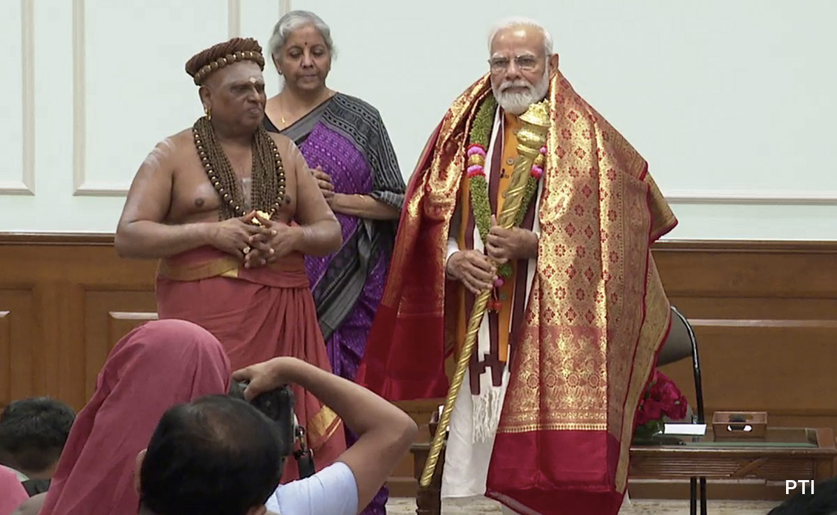 "Your <i>Sevak</i> Got It Out Of Museum": PM's Stinger Amid 'Sengol' Controversy