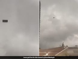 Watch: Violent Storm Causes Sofa To Fly In Sky In Turkey's Ankara Watch: Violent Storm Causes Sofa To Fly In Sky In Turkey's Ankara