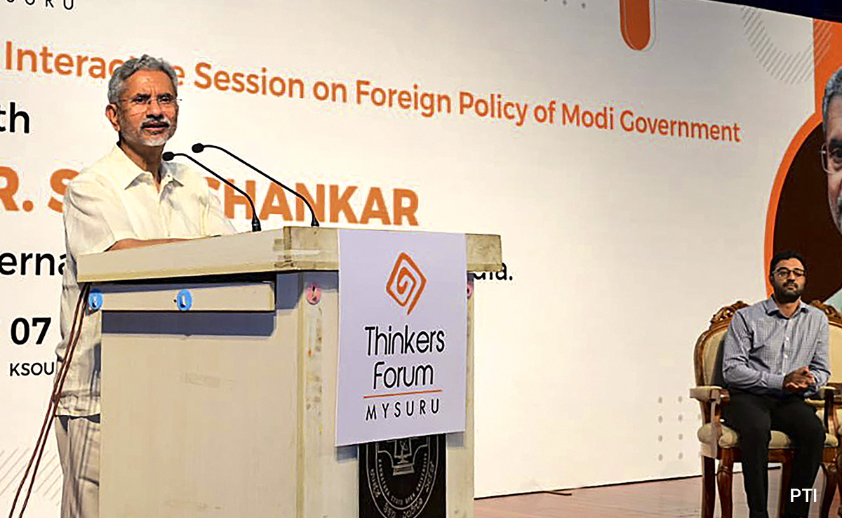 "Mind Games": S Jaishankar As India Slips On Press Index Ranking