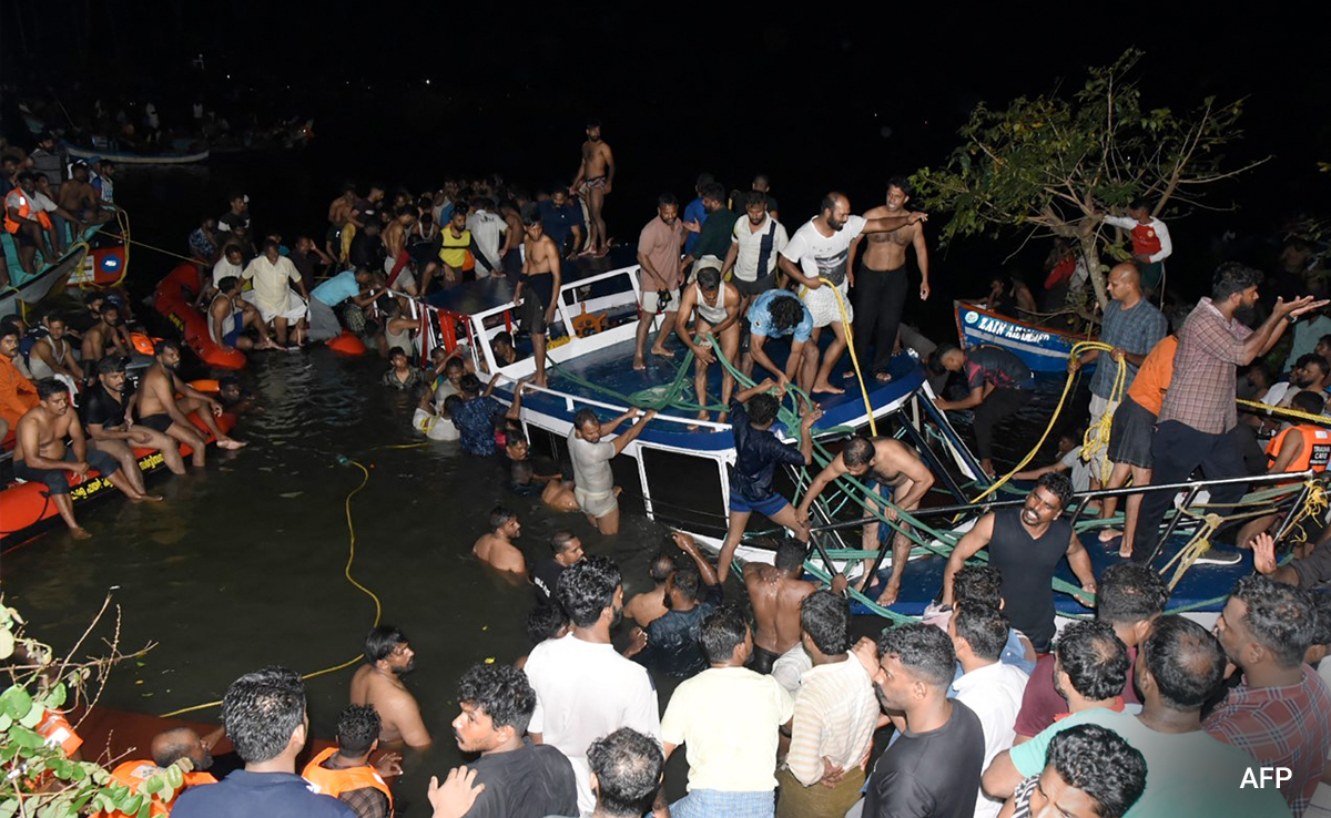 Empty Boat Sinks In Same Area Where 22 Died In Kerala Houseboat Tragedy