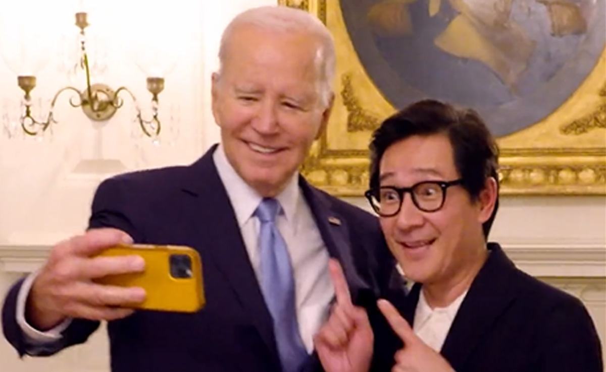 Watch: Oscar Winner Ke Huy Quan's Hilarious Selfie Moment With Biden