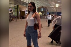 Cannes-Bound Manushi Chhillar Spotted At The Airport Cannes-Bound Manushi Chhillar Spotted At The Airport