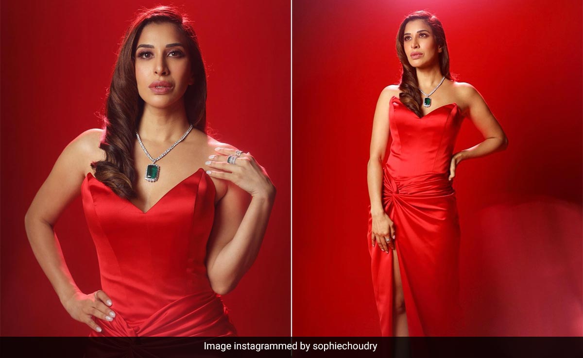 Red Is The Colour Of Love And Also Of Sophie Choudry's Ravishing Red Monday