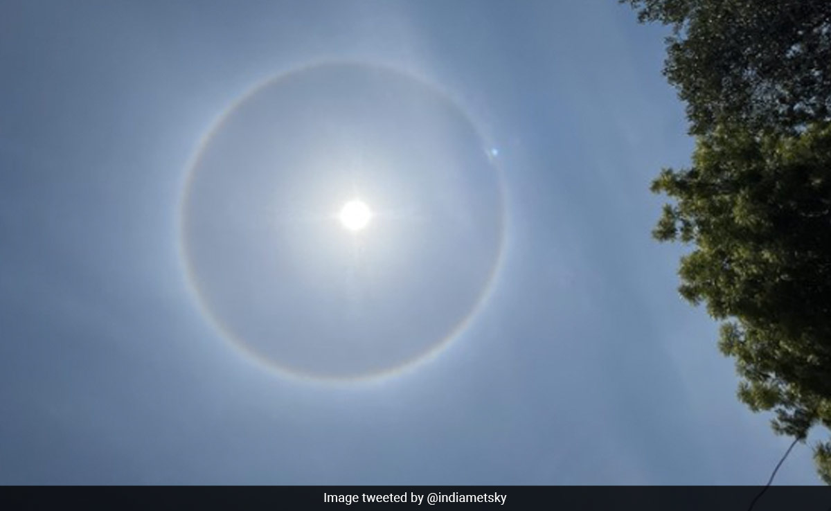 Rare Sun Halo Spotted In Delhi After Rains, Twitter Users Share Stunning Pics