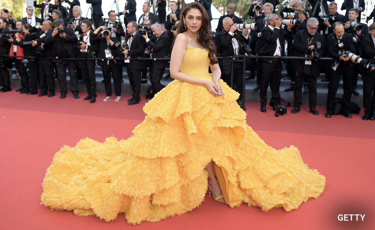 Cannes 2023: Aditi Rao Hydari On The Red Carpet, Sunny Side Up