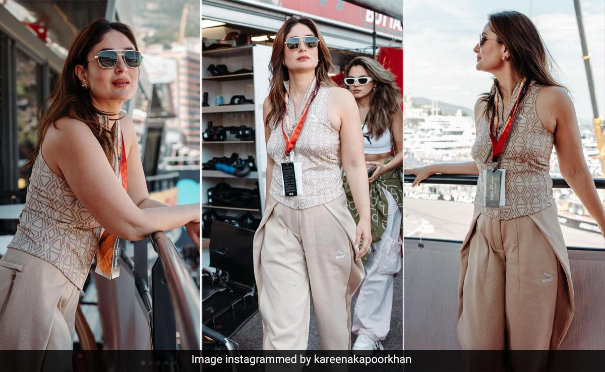 Monaco F1 Grand Prix: Kareena Kapoor Races To The Fashion Finish Line In Beige Co-Ords