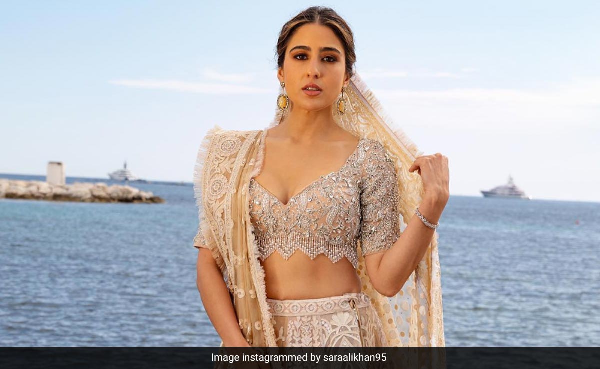 Cannes 2023: The Internet Loves Sara Ali Khan's Lehenga - "You Canned It." See Comments On Her Post
