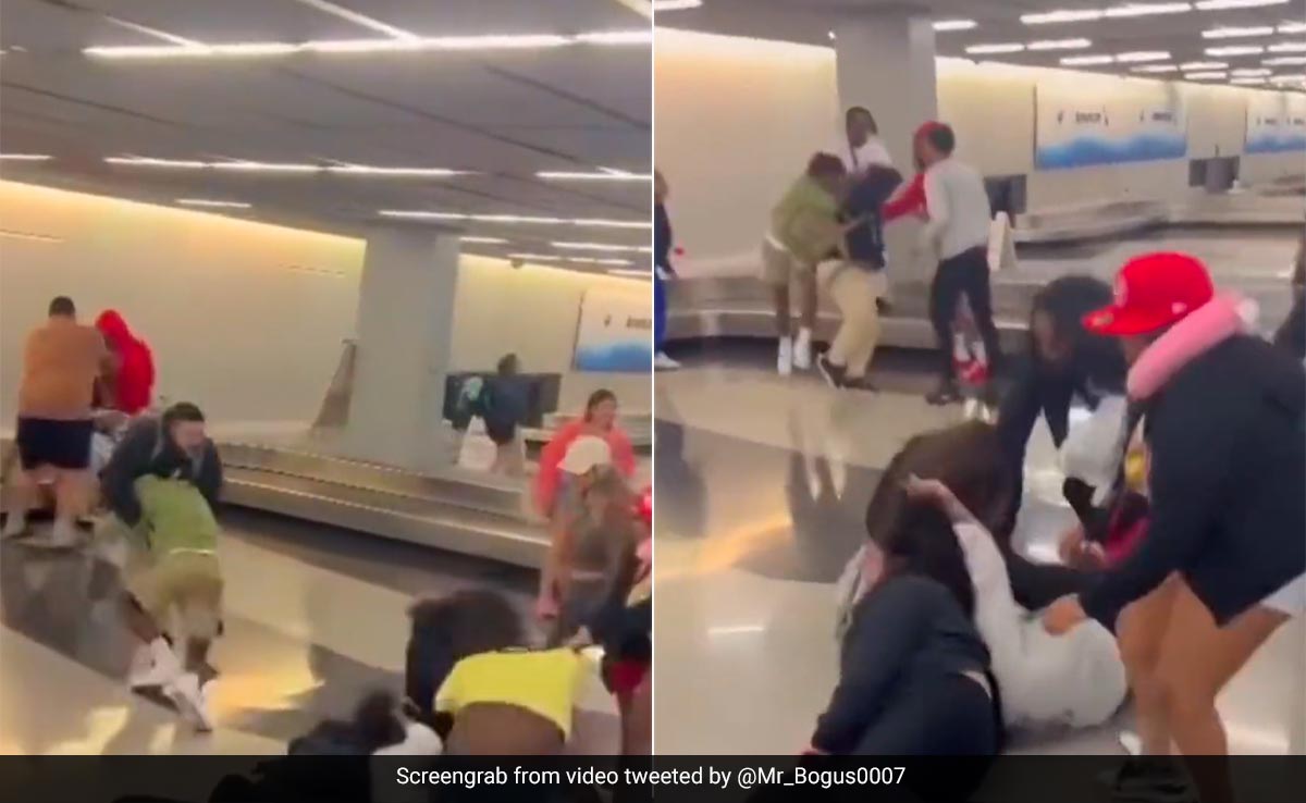Viral Video Shows Massive Fight At Chicago Airport, 2 Arrested