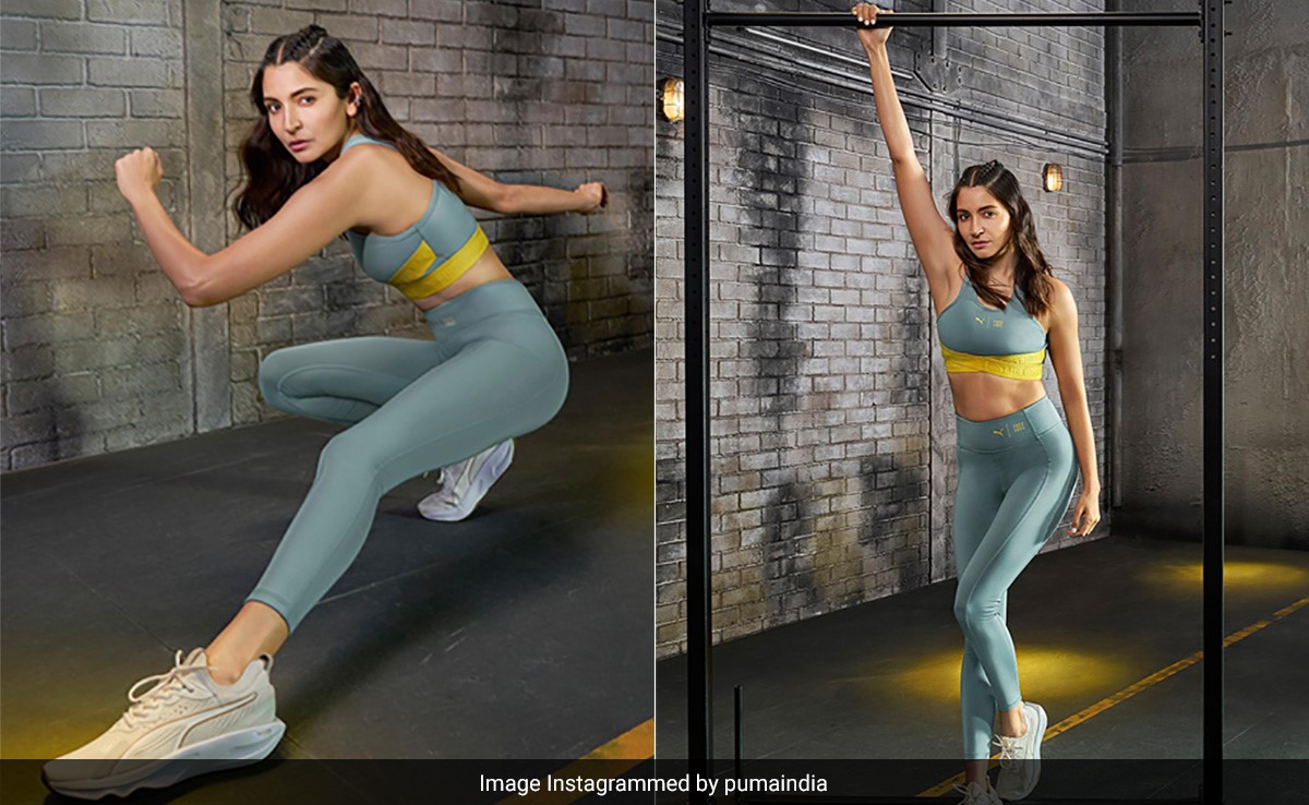 Anushka Sharma Keeps Herself Fabulously Fit And Fashionable In An Athleisure Set