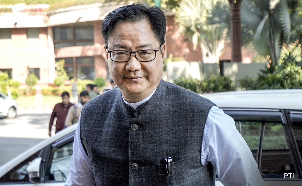 Kiren Rijiju Replaced As Law Minister, Shifted To Earth Sciences