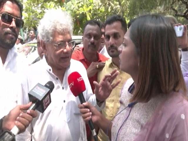 "Committed To Saving India": Sitaram Yechury At Opposition Unity During Karnataka Oath