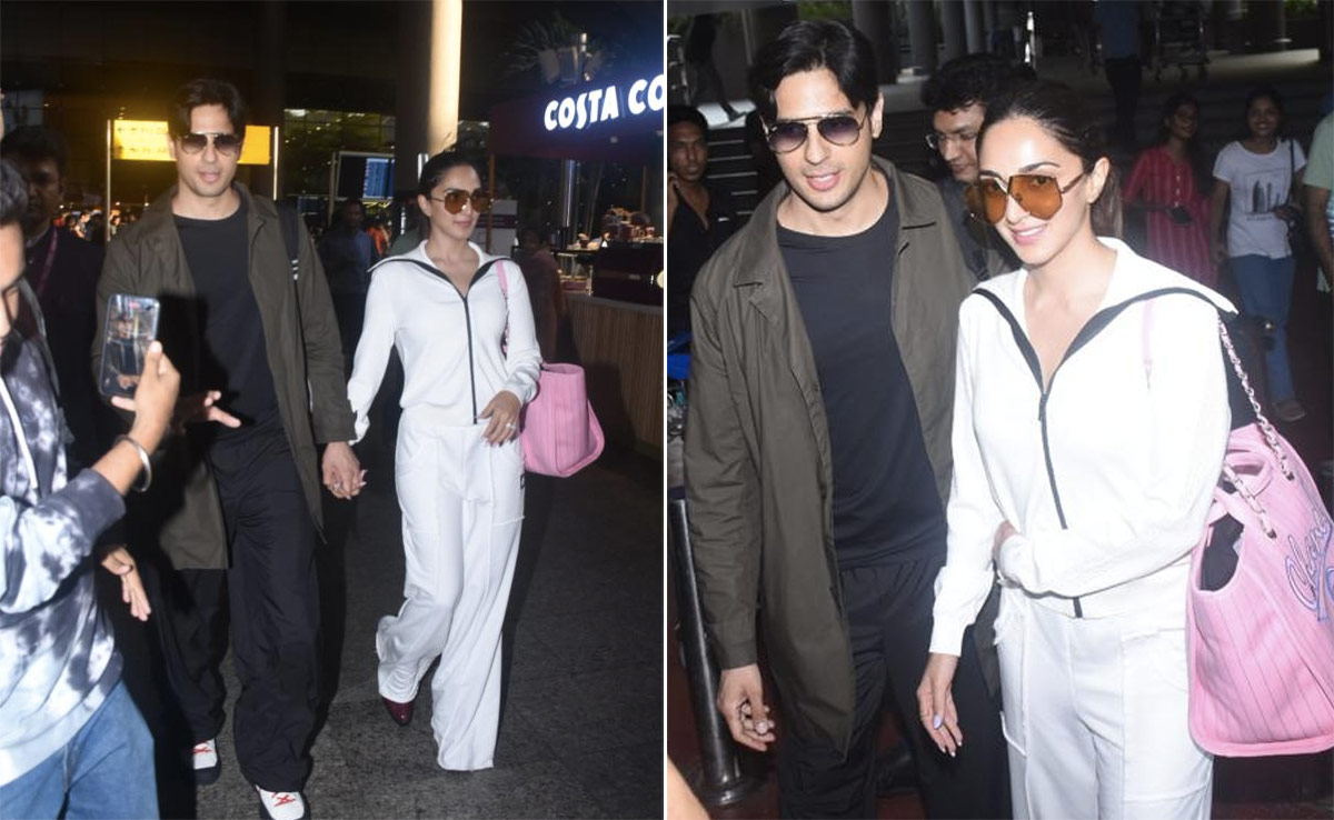 Kiara Advani And Husband Sidharth Malhotra Spotted Holding Hands In New Airport Pics