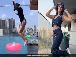 गर्मी से बचने के लिए सनी लियोन ने लगाई पूल में छलांग, हो गई ये गलती, देखें वीडियो गर्मी से बचने के लिए सनी लियोन ने लगाई पूल में छलांग, हो गई ये गलती, देखें वीडियो
