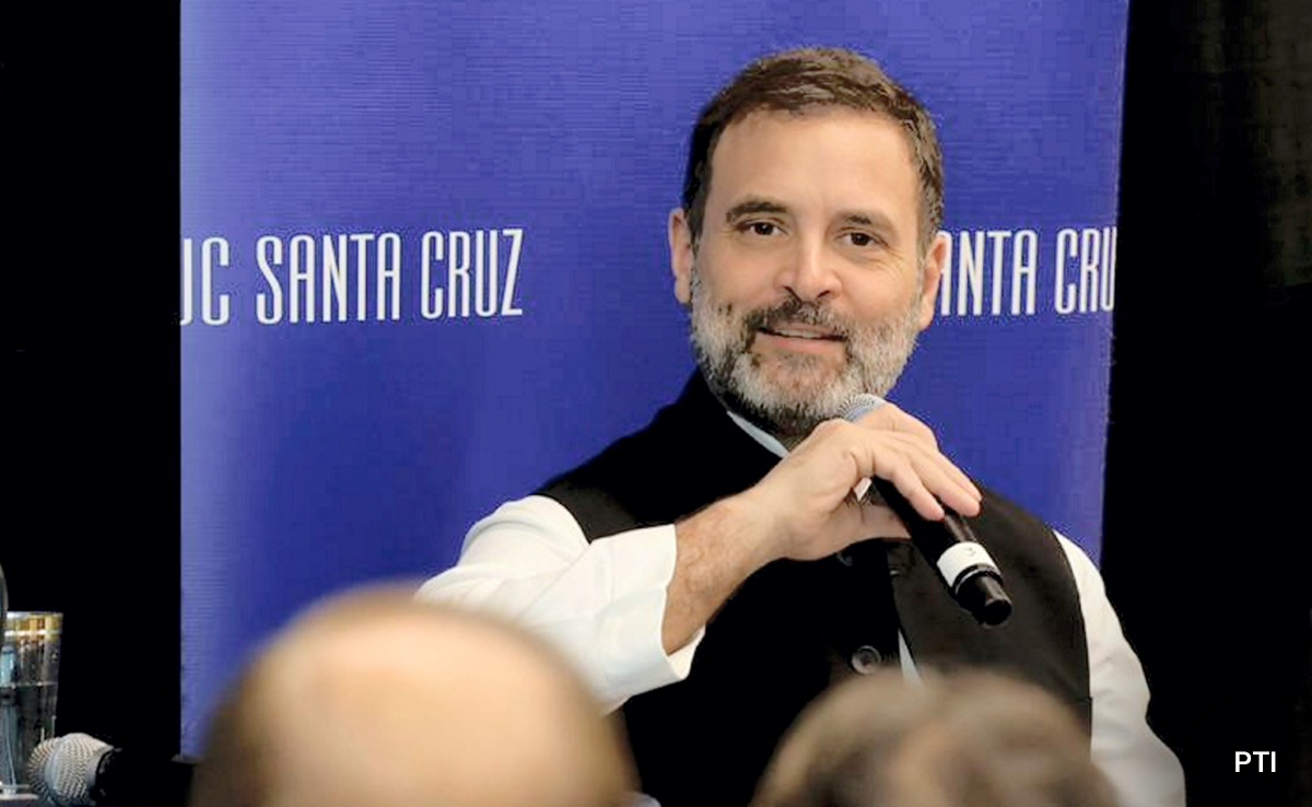In US, Rahul Gandhi Claims Press Freedom Weakening In India, BJP Reacts