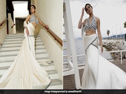 Cannes 2023: Sara Ali Khan, A True Blue <i>Desi</i> Girl, Wears Fusion <i>Saree</i> Cannes 2023: Sara Ali Khan, A True Blue <i>Desi</i> Girl, Wears Fusion <i>Saree</i>