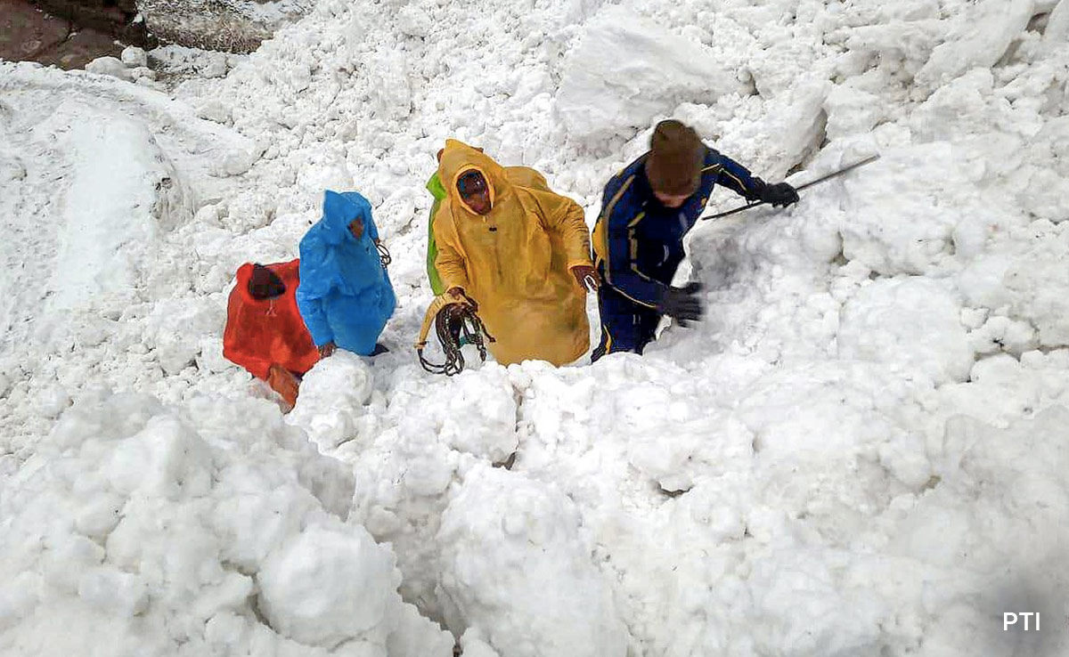 Kedarnath Trek Route Blocked After Part Of Glacier Breaks Away