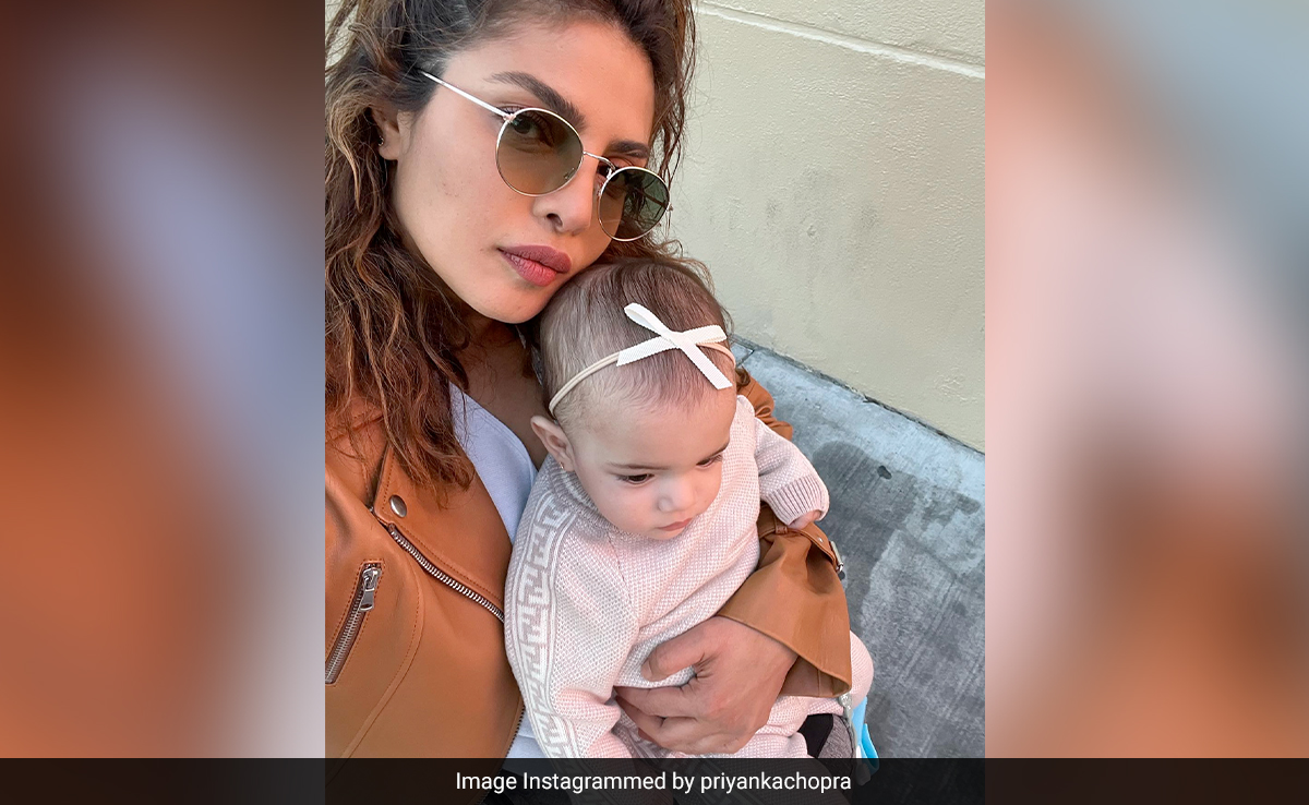 Priyanka Chopra Takes A Walk With Her Daughter In New York's Central Park. Bonus - Malti Marie's Cute Laugh