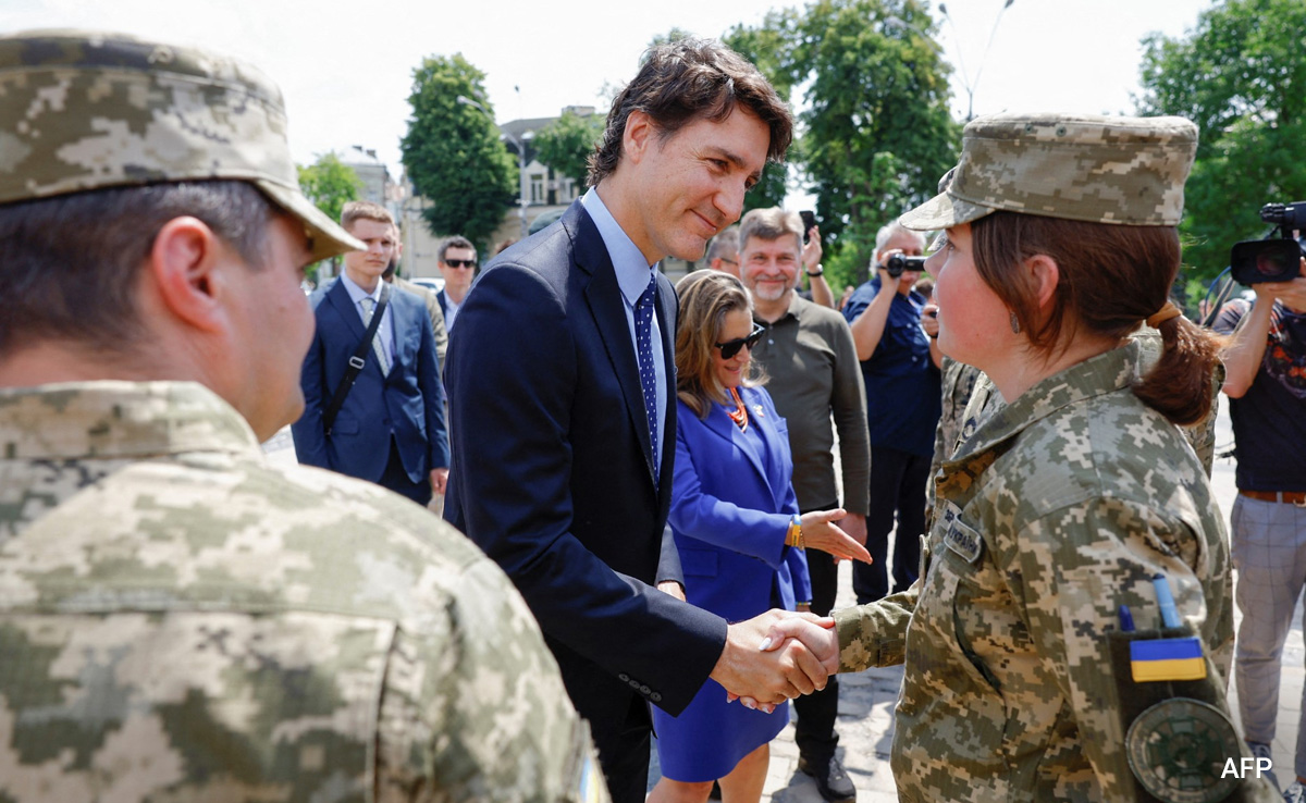 Justin Trudeau's Surprise Visit To Ukraine In A Show Of Support