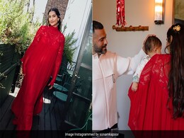 Sonam Kapoor Was "A Girl In A Red Dress" To Celebrate Her First Birthday As Vayu's Mom Sonam Kapoor Was "A Girl In A Red Dress" To Celebrate Her First Birthday As Vayu's Mom