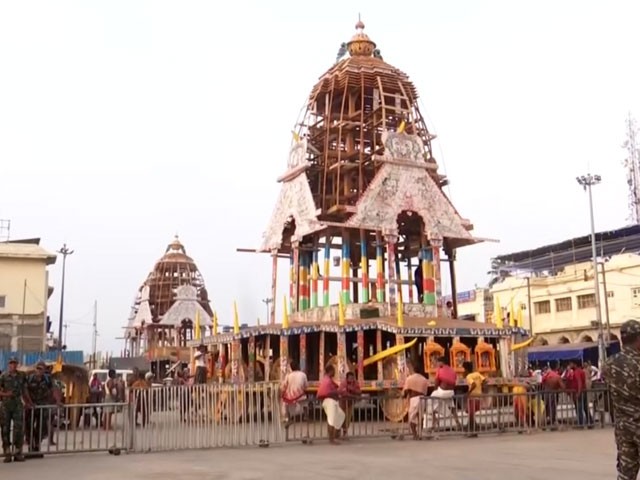 Preparations In Full Swing For 'Rath Yatra' In Odisha's Puri