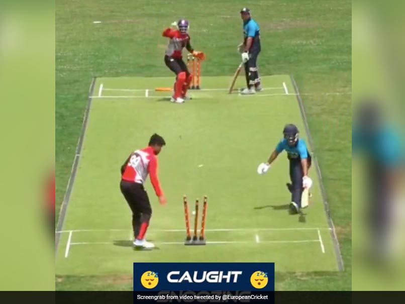 Watch: "Caught Snoozing" - Inattentive Batter Gets Run Out In Hilarious Manner In European Cricket