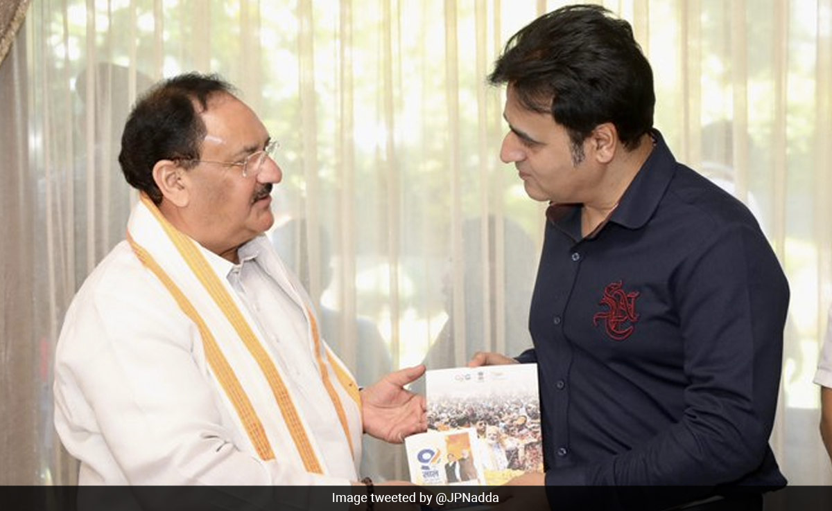 BJP Chief Meets Arjuna Awardee, Industrialist As Part Of Outreach Drive