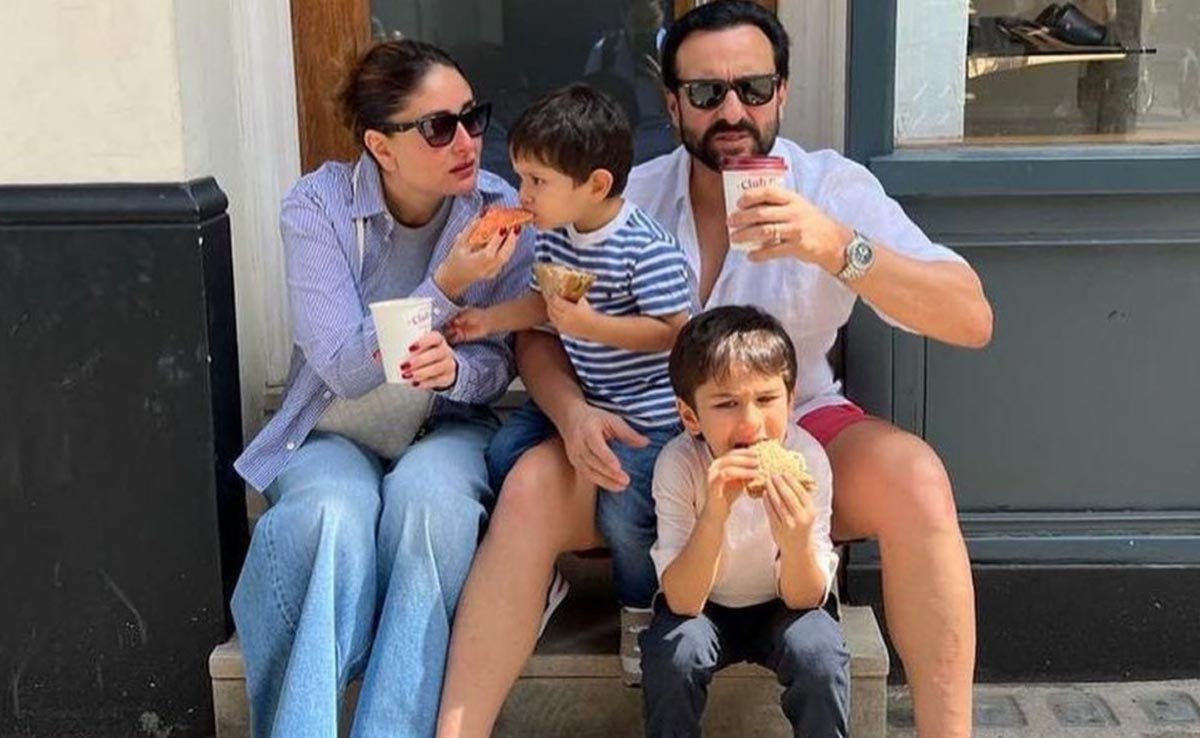 A Look At Kareena Kapoor's And Saif Ali Khan's Family Snack Break In London