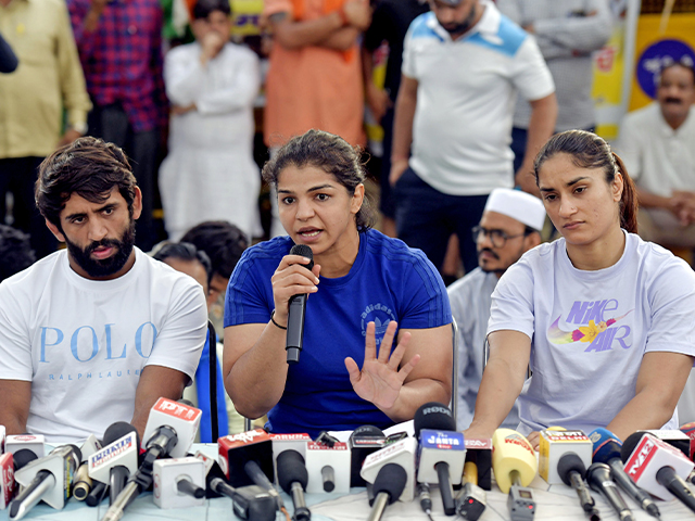 आज दिल्ली में केंद्रीय मंत्री अनुराग ठाकुर से मिलेंगे पहलवान