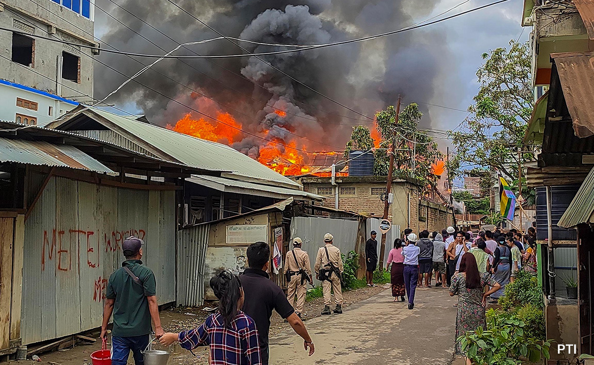 Fresh Violence In Manipur As Mobs Vandalise Police Armoury, Fire On Forces