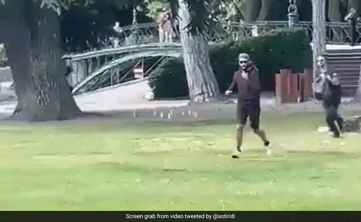 4 Children Stabbed In France, Video Shows Suspect Trying To Run