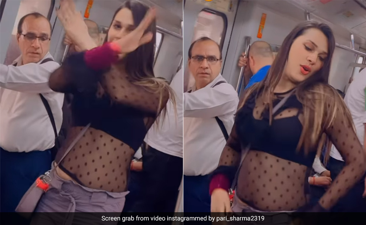 Video Of Woman Dancing To Bollywood Song Inside Delhi Metro Divides Internet