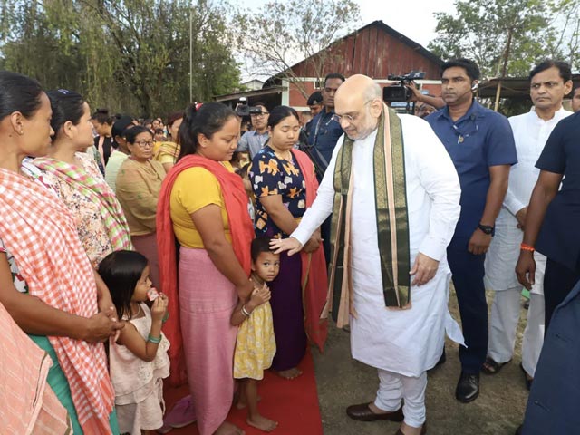 Amit Shah Assures Peace In Manipur, Return Of Those Displaced From Home