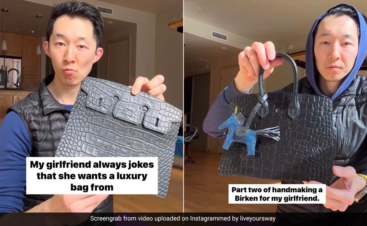In The Ultimate Display Of Affection, This Washington Man Makes A Birkin Bag Of Up To Rs 82,00,000 From Scratch For His Girlfriend