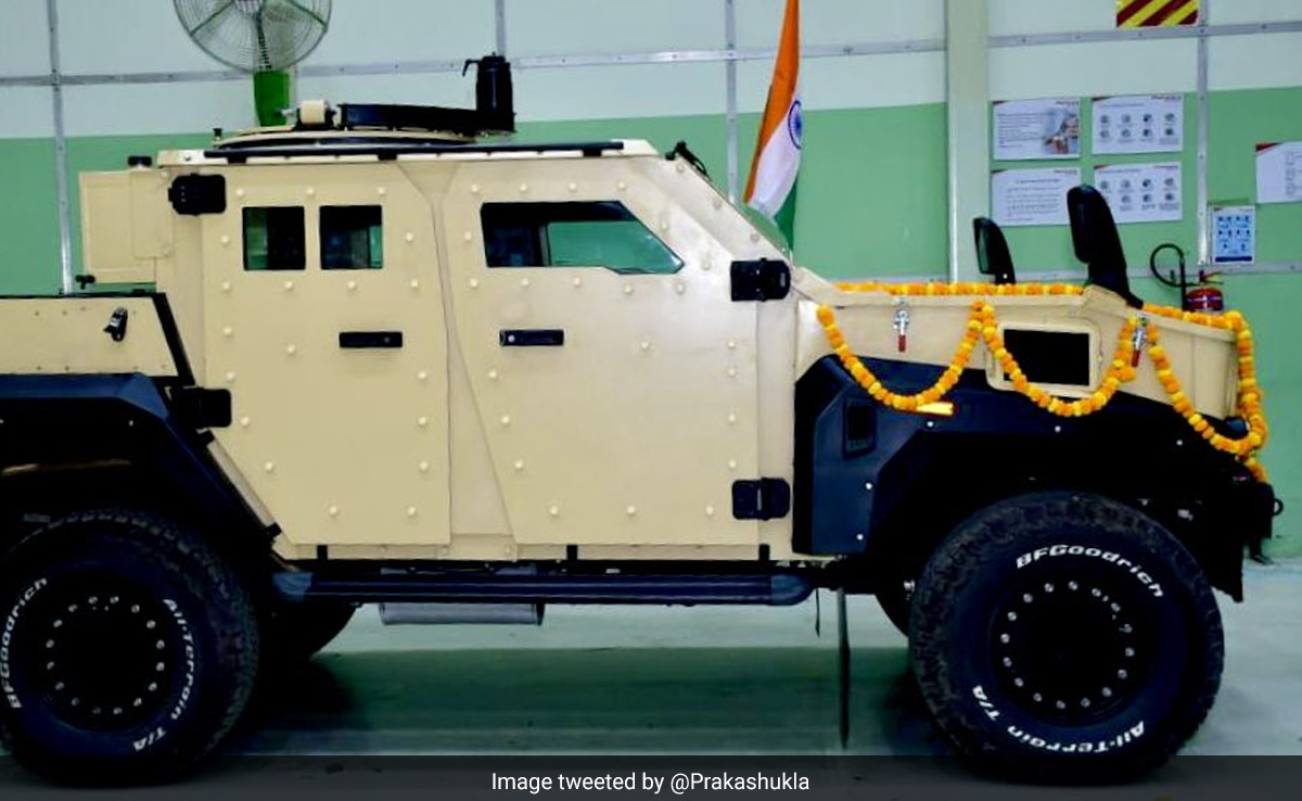 Pics: Mahindra's Armado, New Armoured Vehicle For Indian Defence Forces