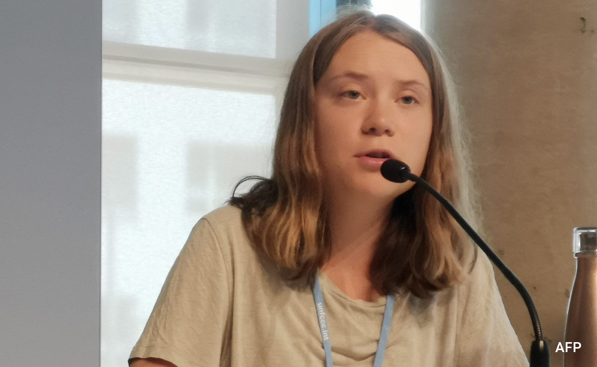 Continued Use Of Fossil Fuels Will Be A "Death Sentence": Greta Thunberg