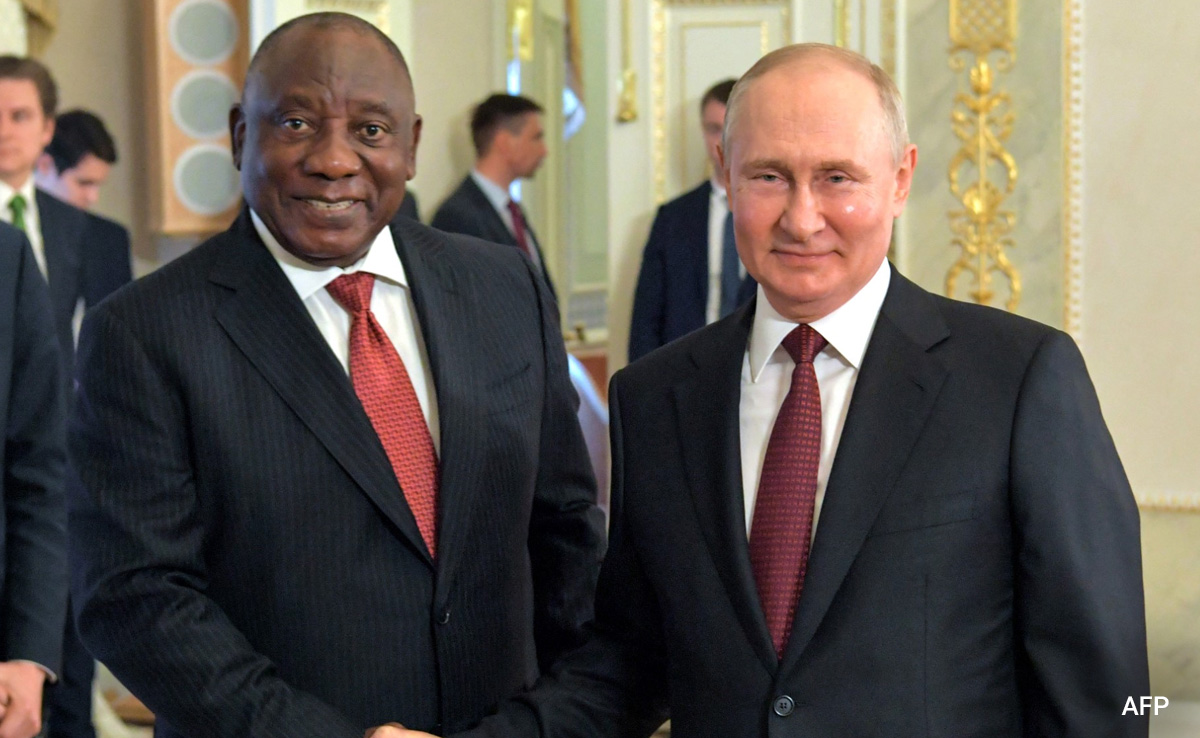 South Africa's Ramaphosa Tells Putin "War Has To Have An End"