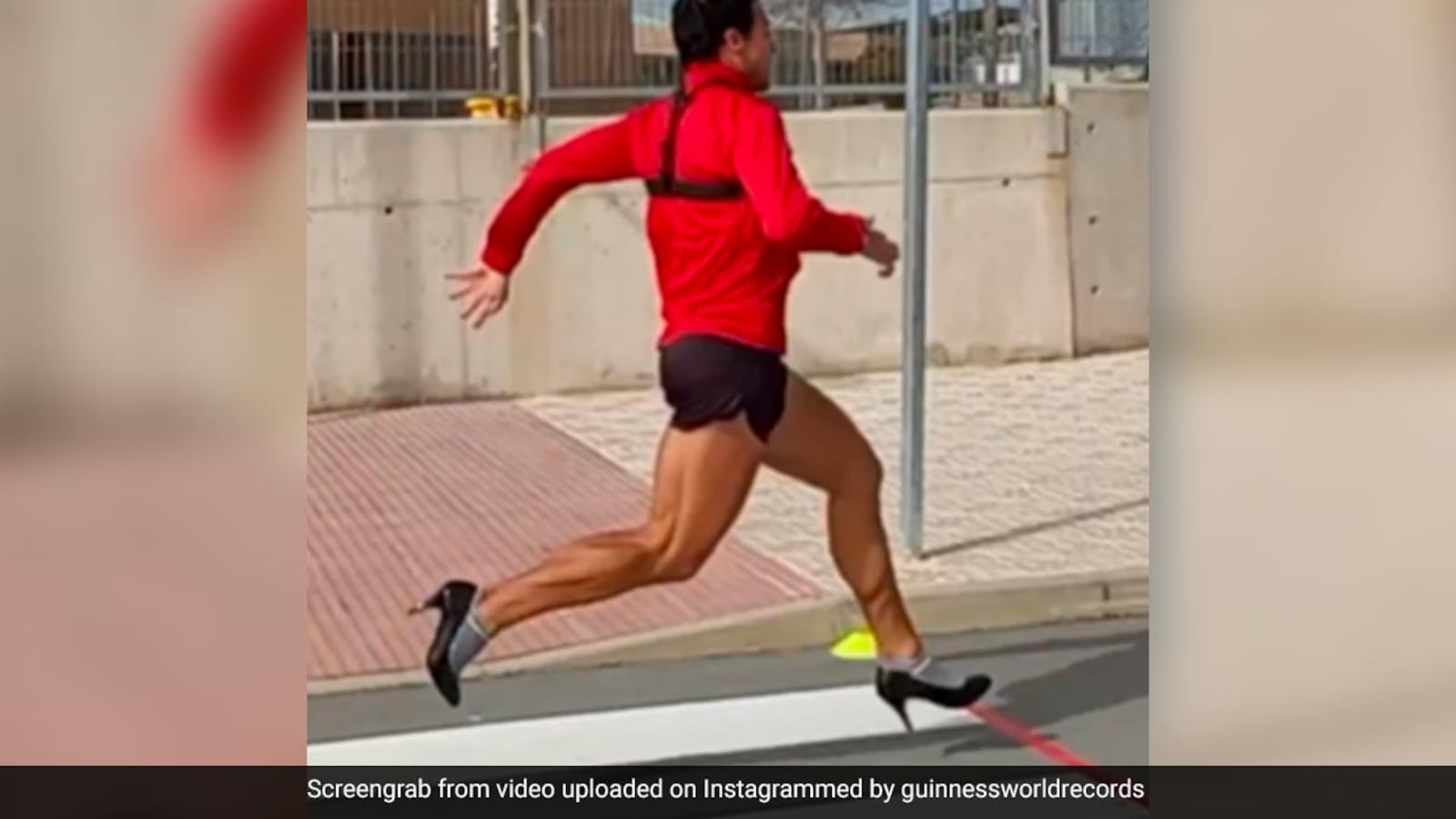 Man Breaks Guinness World Record For Fastest 100-Meter Sprint In Heels