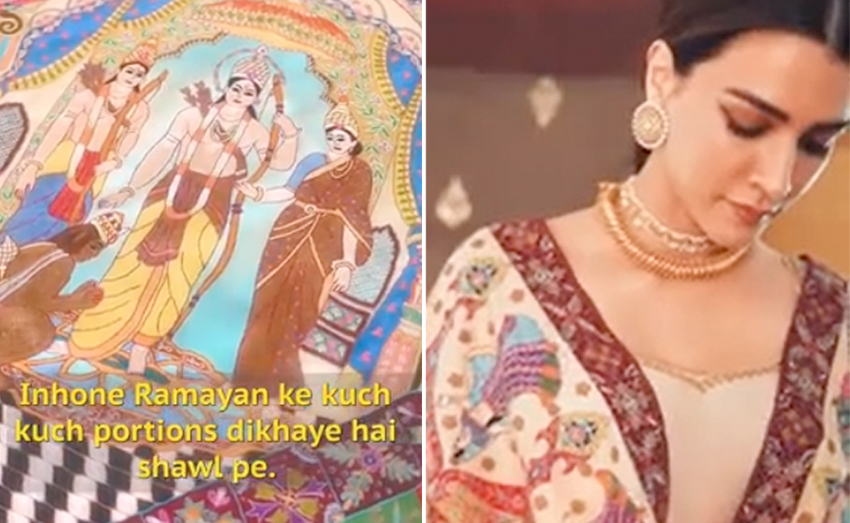 आदिपुरुष फिल्म से तो अच्छा निकला कृति सेनन का कीमती शॉल, जानकी के इस शॉल पर हैं रामायण की छाप, बनने में लगे इतने हजार घंटे आदिपुरुष फिल्म से तो अच्छा निकला कृति सेनन का कीमती शॉल, जानकी के इस शॉल पर हैं रामायण की छाप, बनने में लगे इतने हजार घंटे