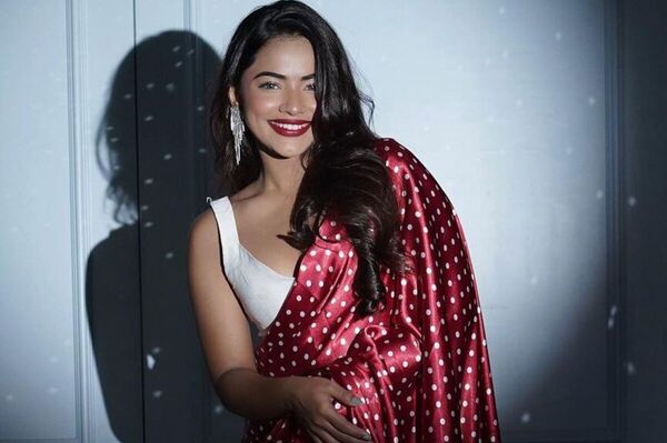 Embracing Traditionality: Leisha Patidar Captivates Hearts in Red Saree