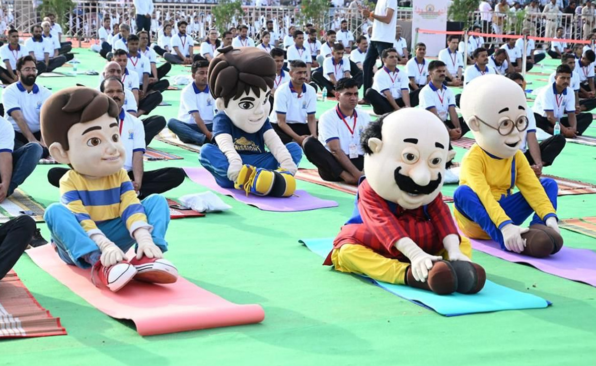 निकलओडियन खास अभियान के तहत मनाया अंतर्राष्ट्रीय योग दिवस