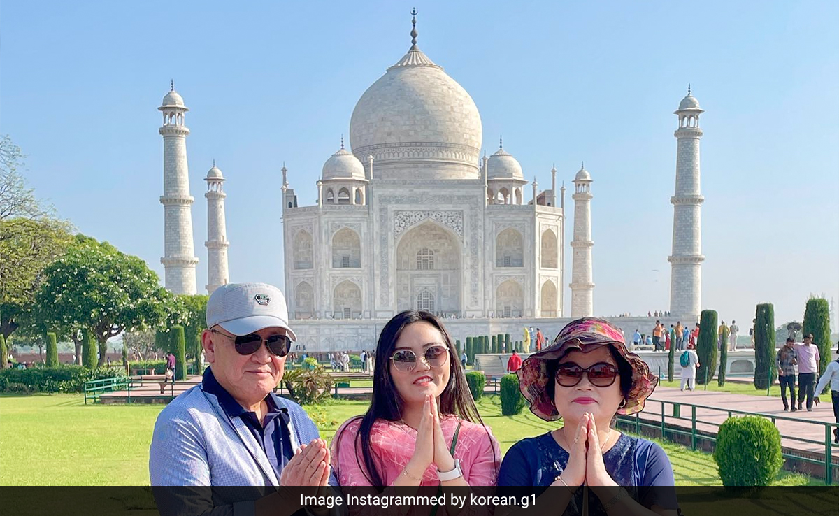 "Indian Daughter Of Korean Parents": Tourist's Taj Mahal Post Wins Hearts